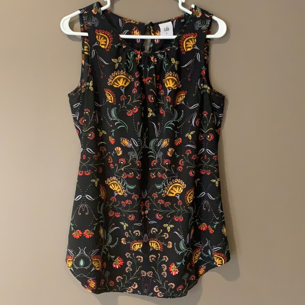 CAbi floral tank top